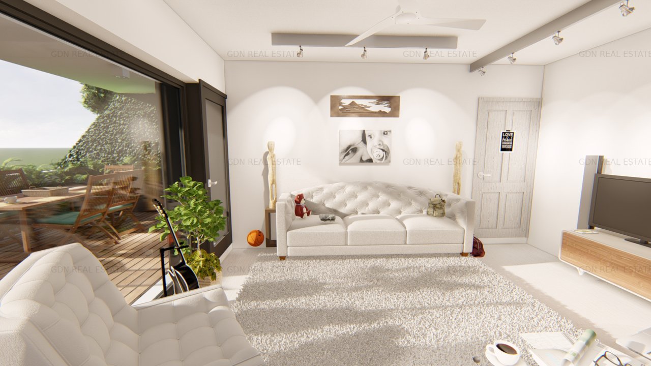 Apartamente cu 2 si 3 camere, etaj retras, CF individual, zona Sânmartin - imaginea 1