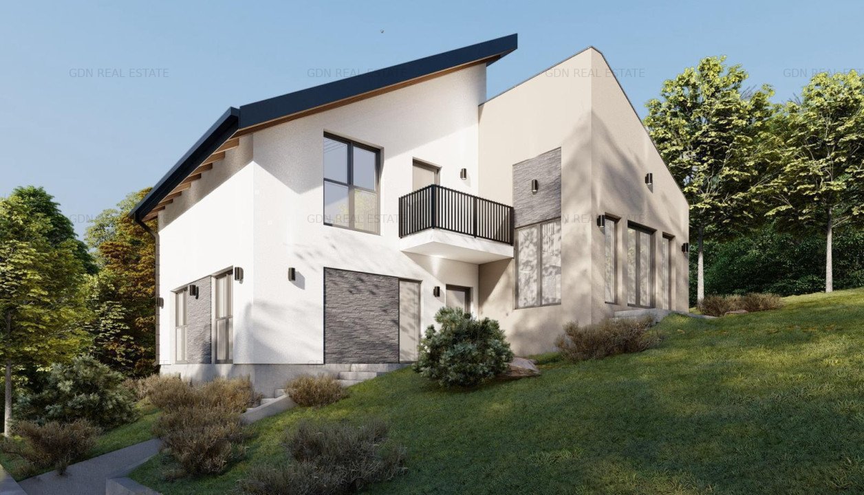 Casa semifinisata in Grosi cu 536mp teren panorama superba