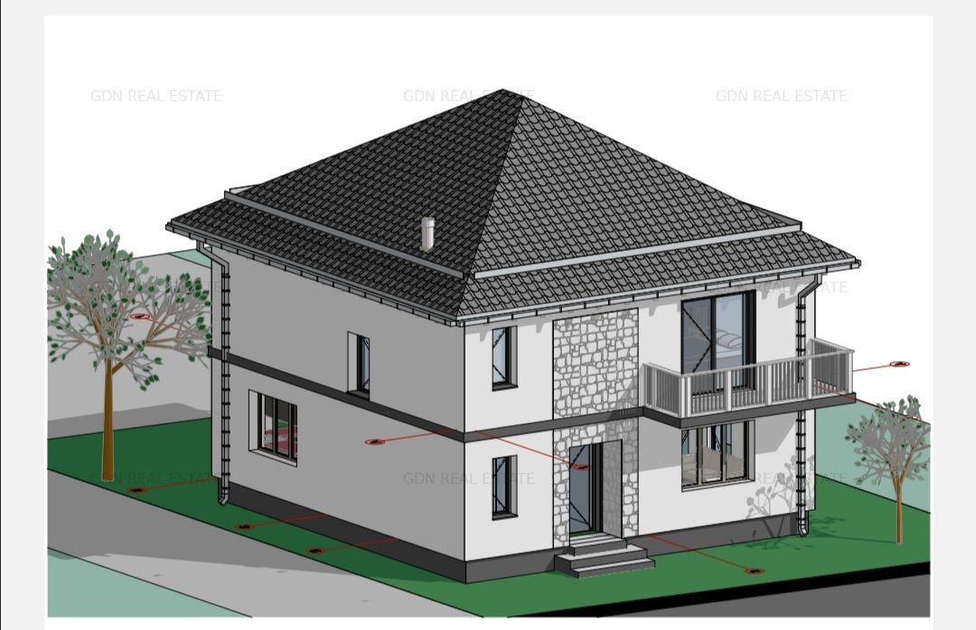 Duplex 130 mp, Curte si vedere  panoramica- Cristian, in Constructie
