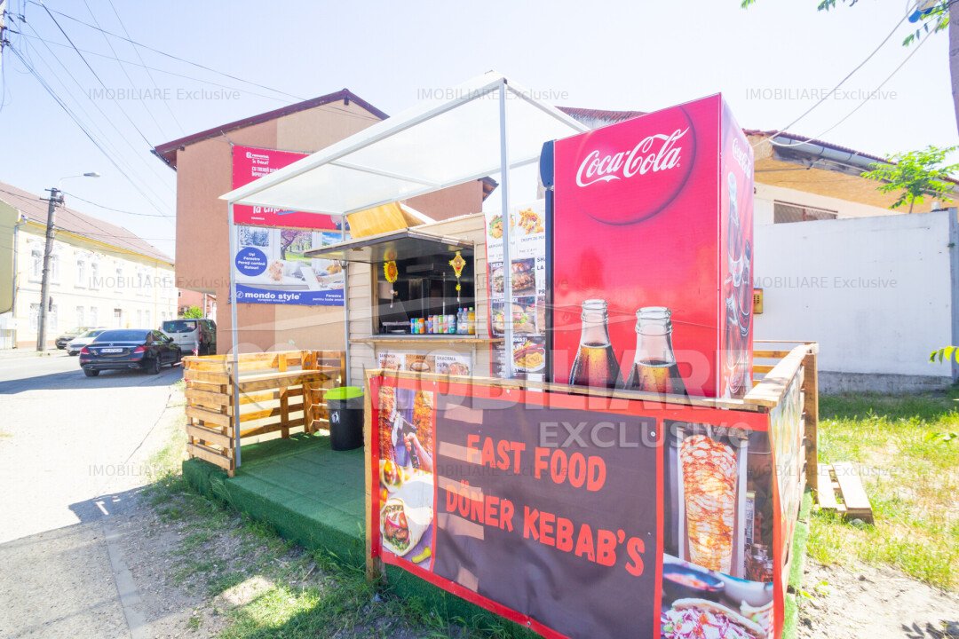 Rulota FAST FOOD Mobila Timisoara spatiu comercial de vanzare