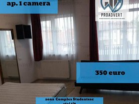 Garsonieră de închiriat, în Timişoara, zona Complex Studenţesc