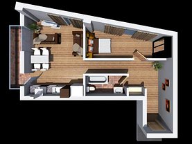 Apartament de vânzare 2 camere, în Cluj-Napoca, zona Dâmbul Rotund