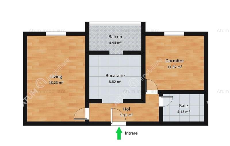Apartament de vanzare cu 2 camere in Sibiu zona Vasile Aaron - imaginea 8