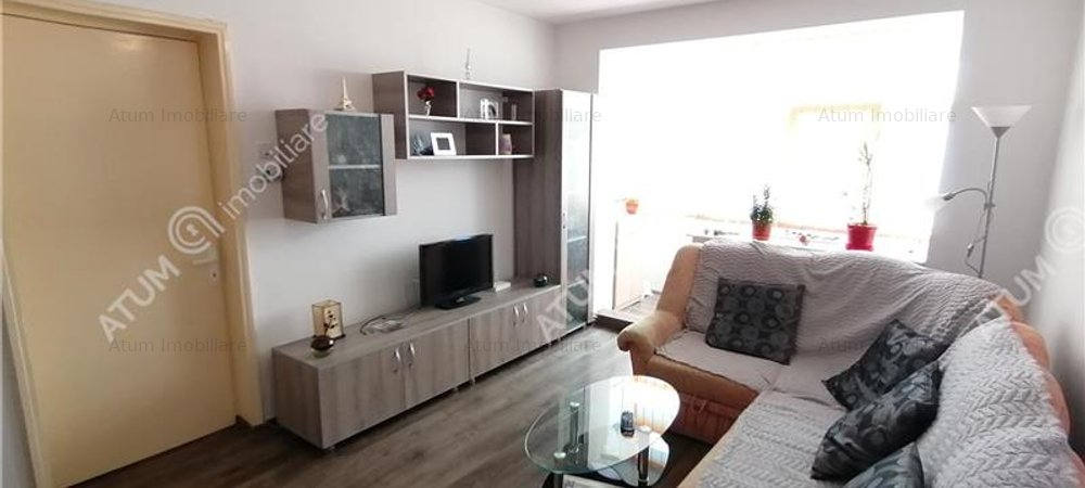 Apartament cu balcon si mobilat cu 3 camere in zona Dioda din Sibiu - imaginea 0 + 1