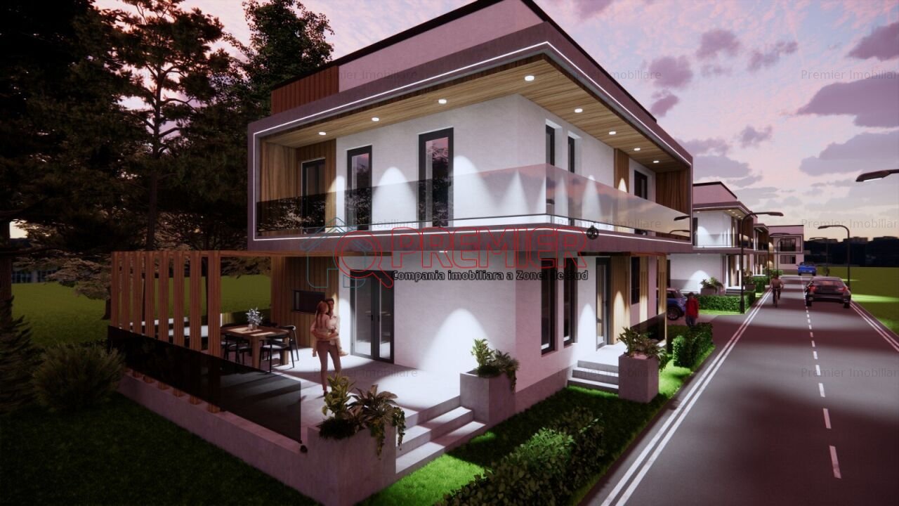 Jilava - Ansamblu vile - Teren 300 mp - 5 camere