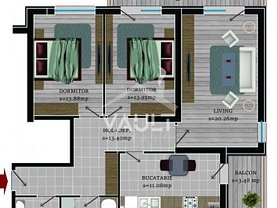 Apartament de vânzare 3 camere, în Bragadiru, zona Vest