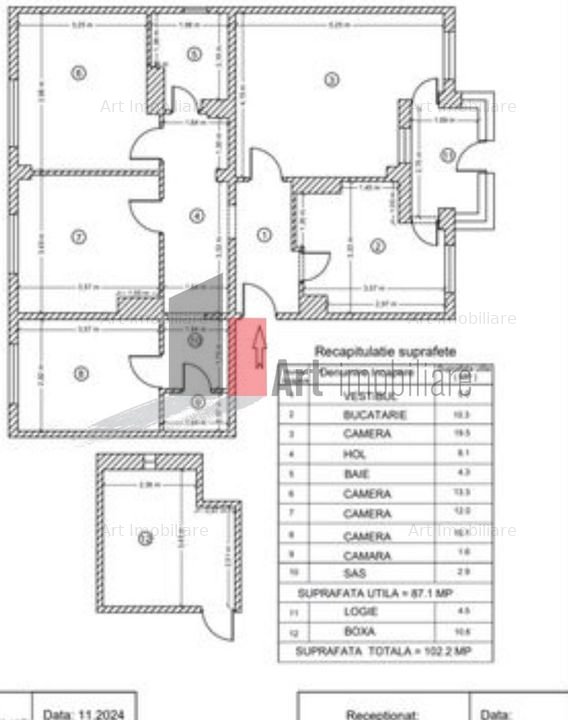 Apartament 4 Camere Oltenitei, Necesita renovare