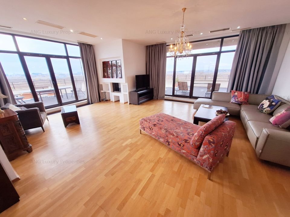 PENTHOUSE DE INCHIRIAT LUX II BANEASA II PRIVELISTE PANORAMICA