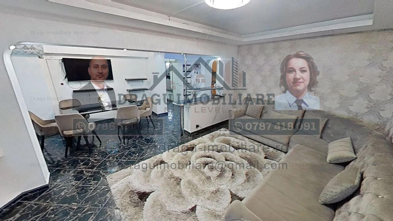 Apartament spatios cu 3 camere, etajul 2 Tecuci - 73,5 mp
