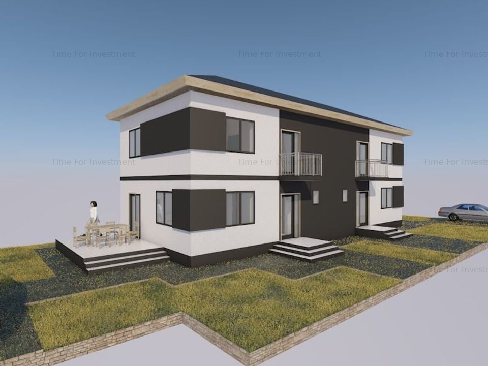 1\2 Duplex Utvin P+E,4Camere,2 Bai,Toate Utilitatile