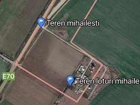 Teren constructii de vânzare, în Mihăileşti, zona Sud-Vest