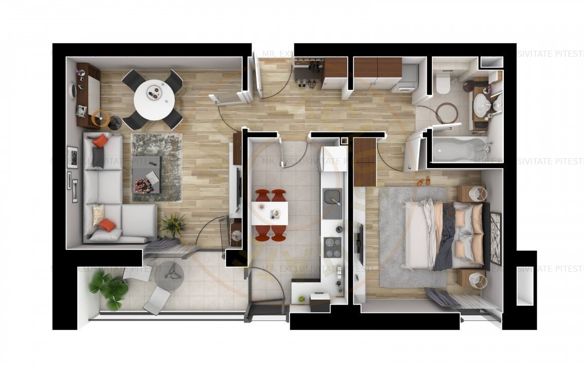 Pitesti Residence - Apartamente exclusiviste 3 camere - imaginea 2