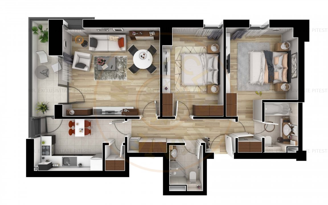 Pitesti Residence - Apartamente 3 camere - Ultracentral - imaginea 6