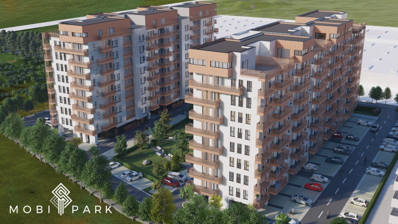 MOBIPARK CITY TOWERS - apartament cu 3 camere si doua balcoane, finisat la cheie - imaginea 12
