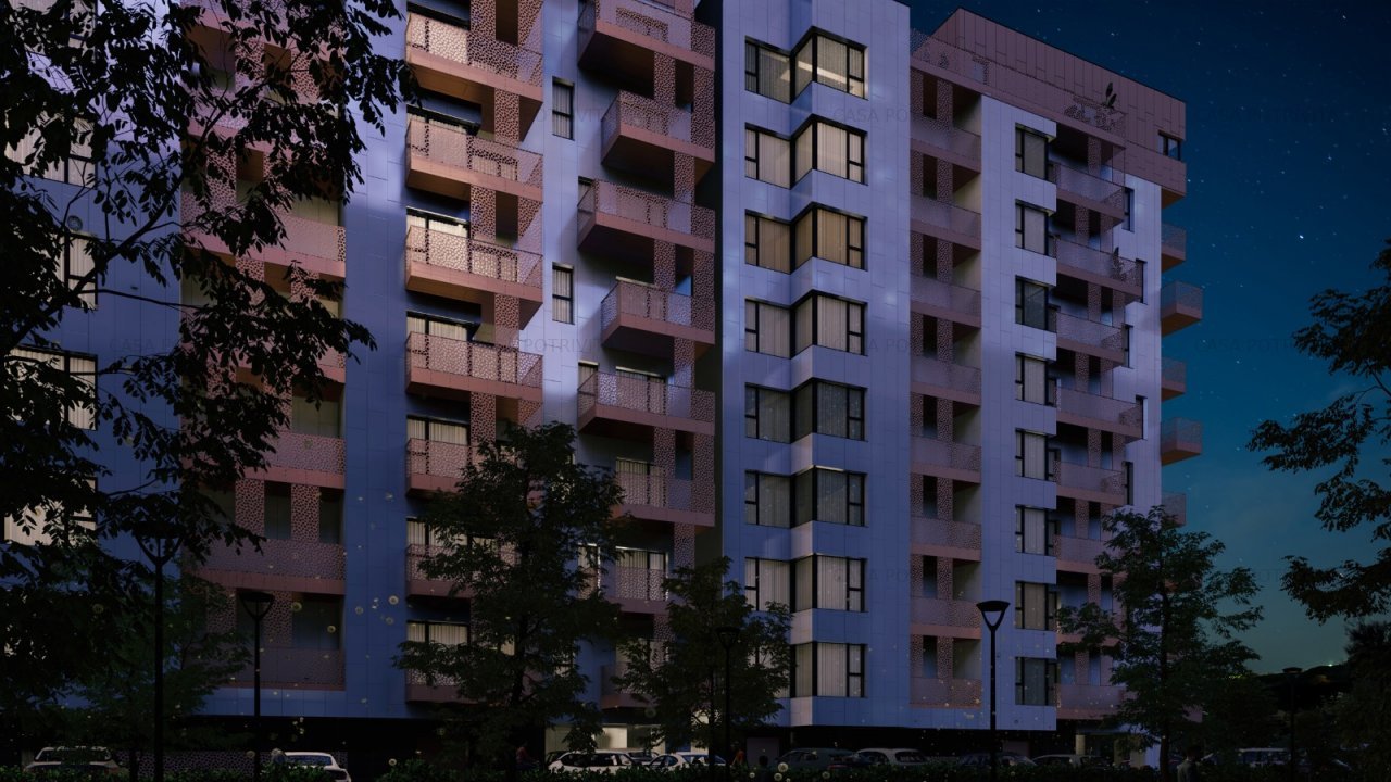 MOBIPARK CITY TOWERS - apartament cu 3 camere si doua balcoane, finisat la cheie - imaginea 1