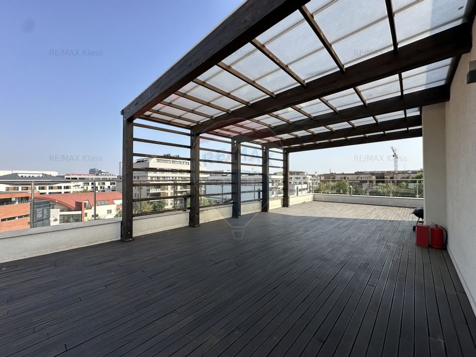 De inchiriat | Apartament 300mp cu terasa panoramica 150mp | Nordului