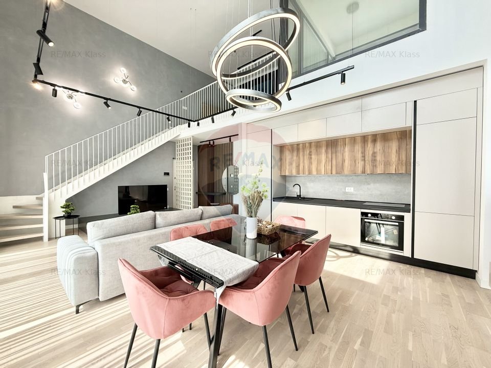De inchiriat | Apartament 3 camere tip loft, 2 parcari | Avalon