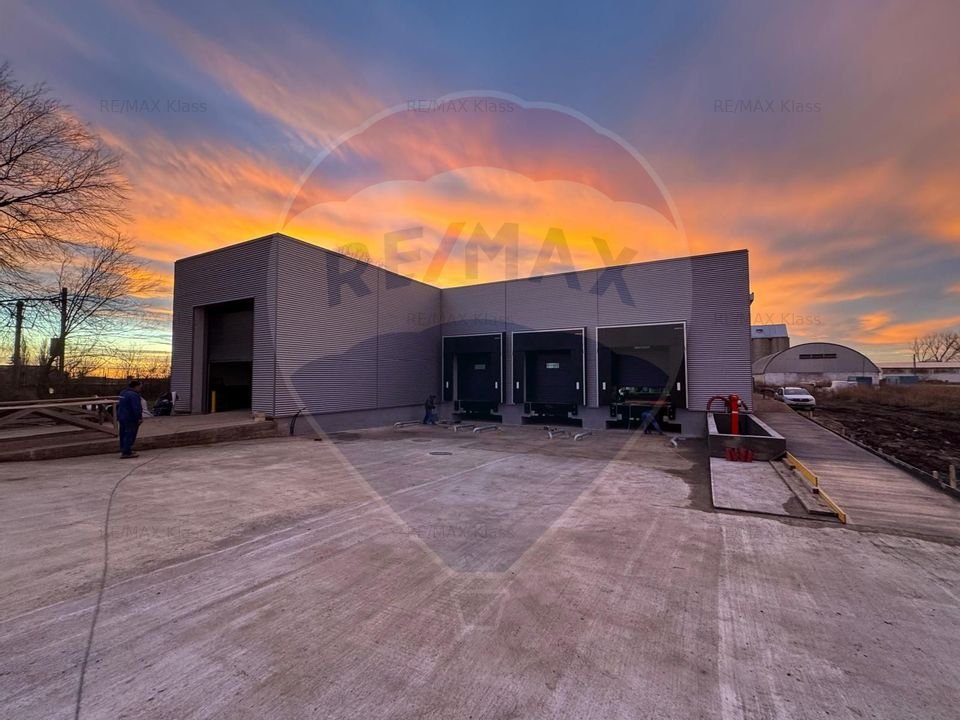 Spatiu industrial, hala moderna Fundulea - acces la calea ferata