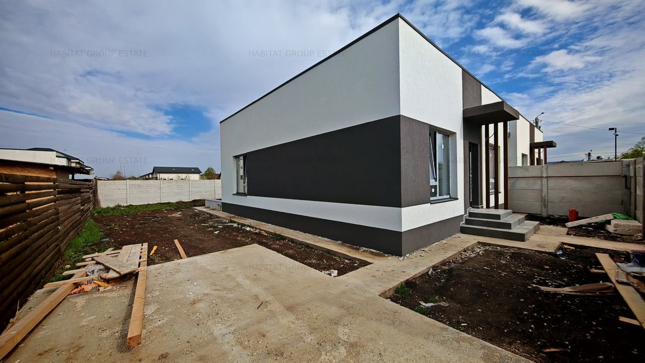 Casa moderna cu 3 camere, curte 300mp - totul la cheie!