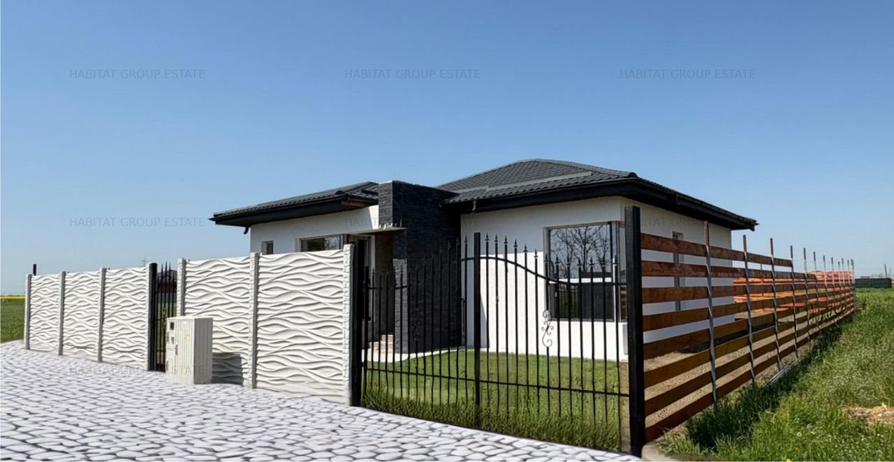 Casa individuala 3 camere, 100 mp utili, 380 mp teren, finisaje premium