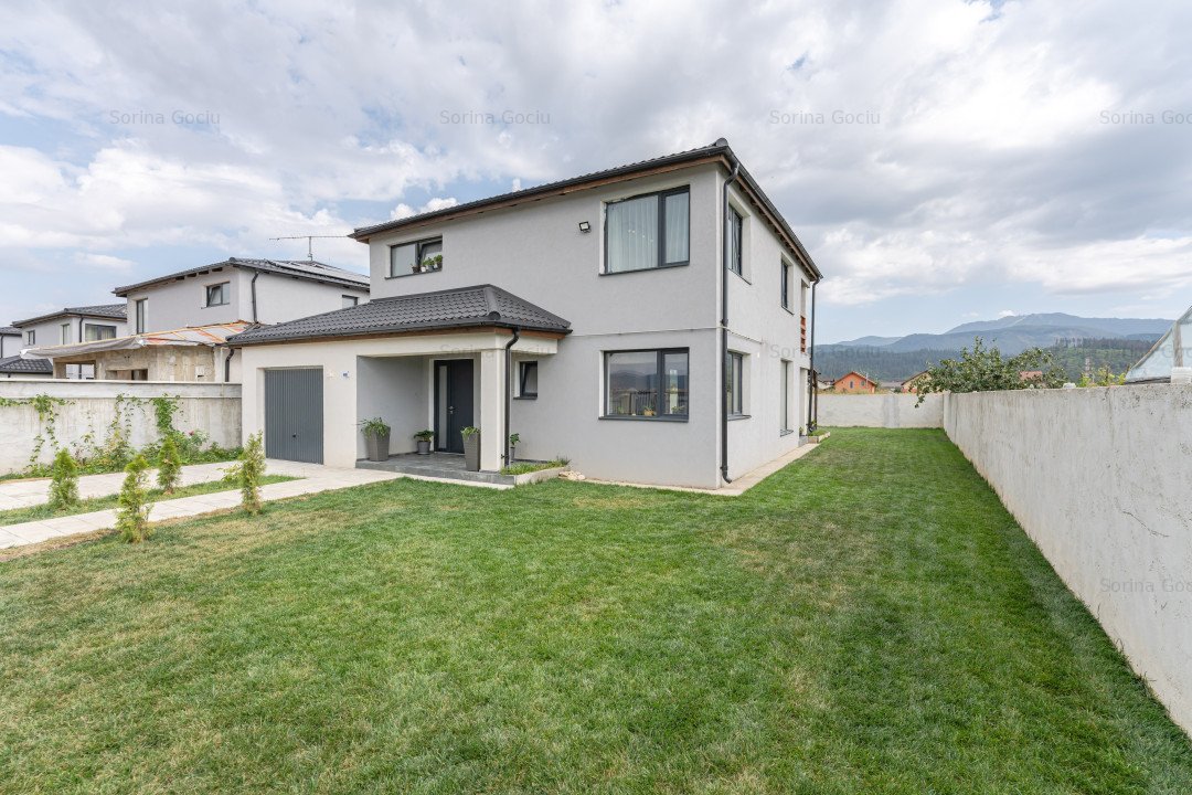 Casa mobila si utilata complet, cu finisaje moderne in Cristian, Brasov