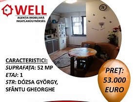 Apartament de vânzare 2 camere în Sfantu Gheorghe, Simeria
