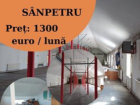 Închiriere spaţiu comercial în Sanpetru