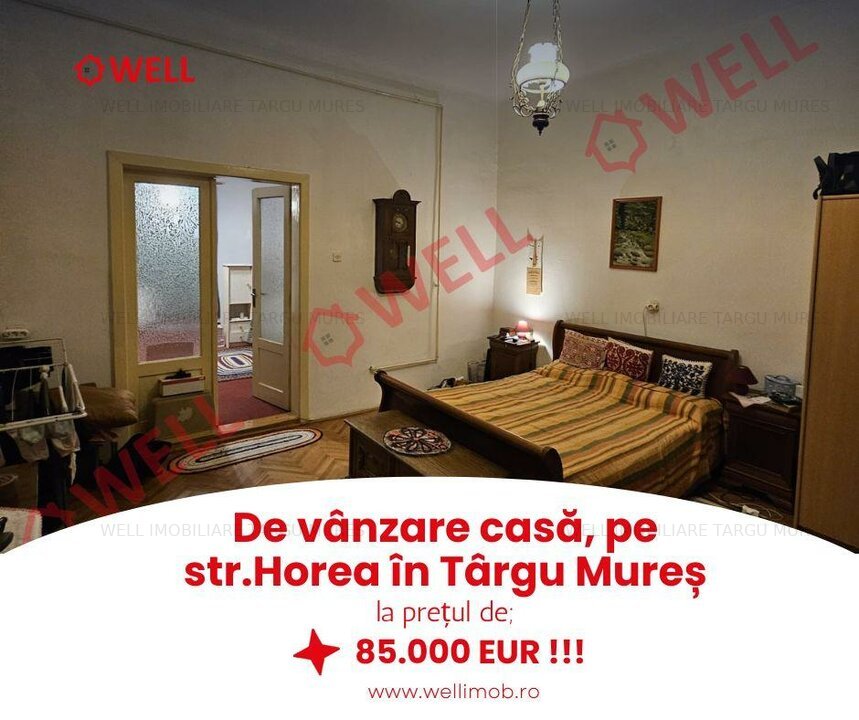 De vânzare o casă cu curte comună, situată pe str. Horea, în Târgu Mureș