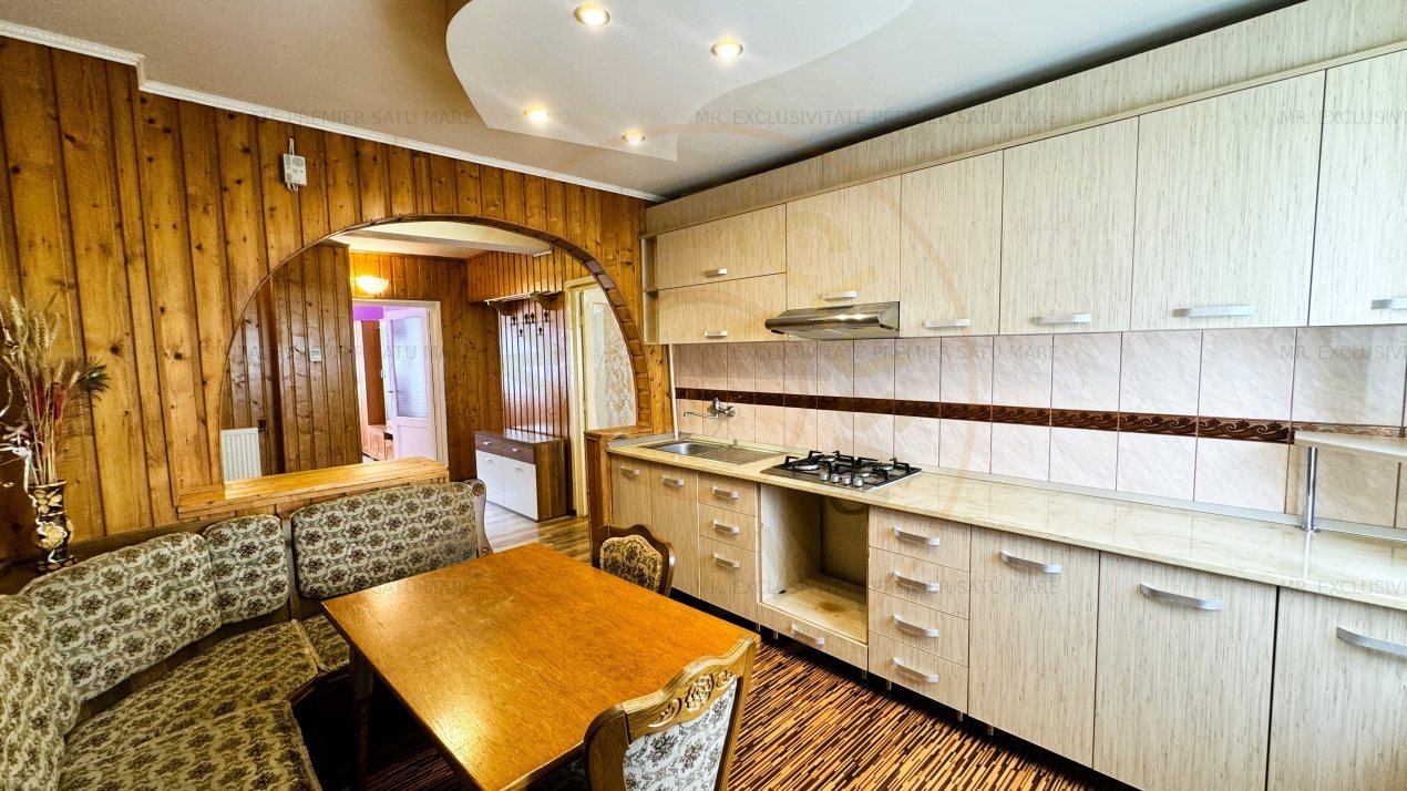 Apartament 3 camere Etaj II si garaj Carei - C.A. Romane Nr.87 - Comision 0%