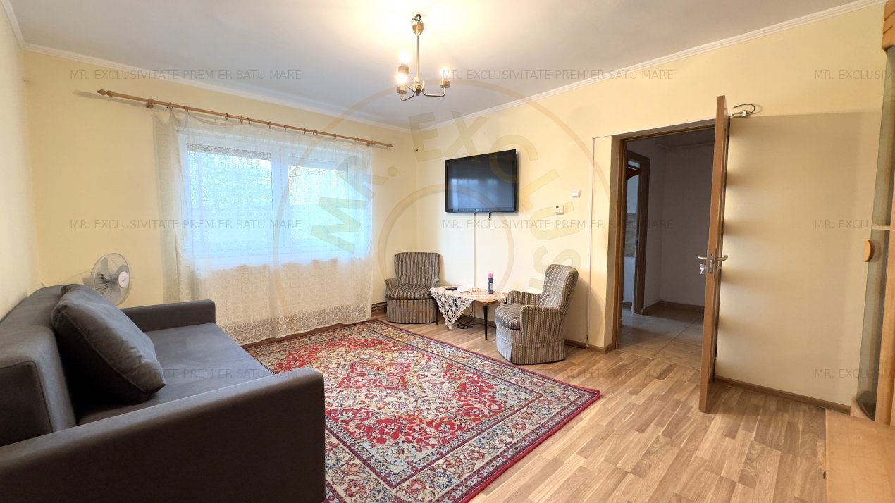 Apartament 2 camere Parter, Carei -Zona Penny-Str. Cpt. Pavel Zaganescu Nr.10