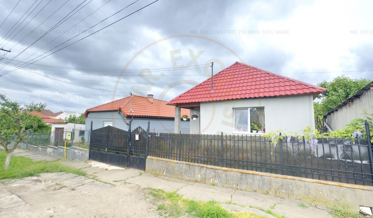 Casa 4 camere Teren 518 mp Str. Ion Agarbiceanu Nr. 28 - Carei - Comision 0%