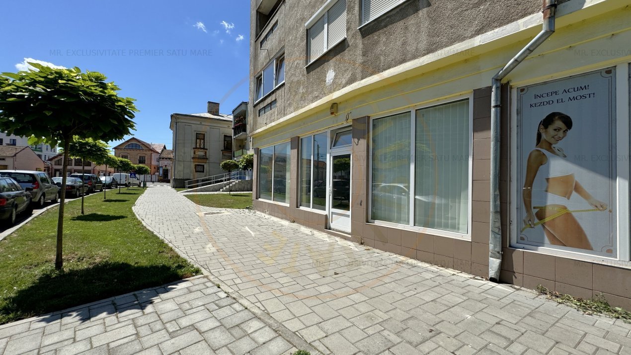 Inchiriere Spatiu Comercial 79 mp P-ta Republicii nr.2-Carei-Comision 0% chirias