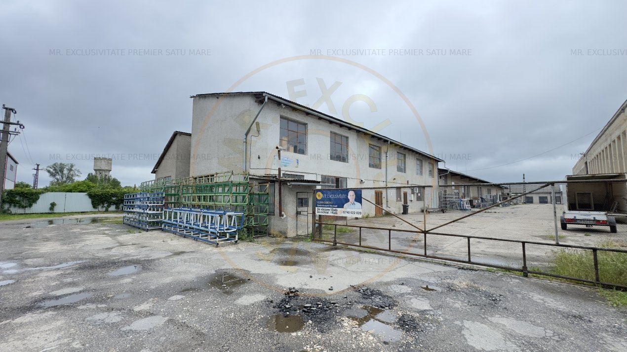 Cladire Industriala Hala Productie, Depozitare, Birouri-Teren 3140 mp - Carei