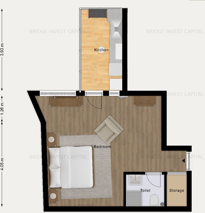 Dezvoltator gasoniera 40mp utili, bloc boutique 6 apartamente, Parcul Circului