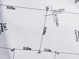 Teren constructii de vânzare, în Mosnita Noua, zona Exterior Est