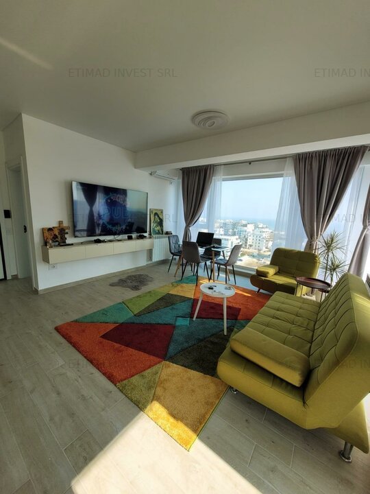 Apartament 3 camere - vedere frontala mare - mobilat complet -Meraki Resort&Spa