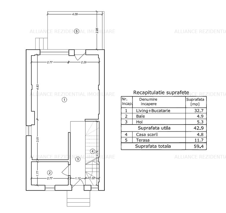 Duplex Str Baraganului - Mutare Imediata - P+1+M