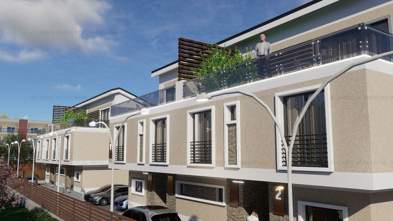 Casa 5 camere tip DUPLEX - 4 bai, Terasa + Curte, 250 MP