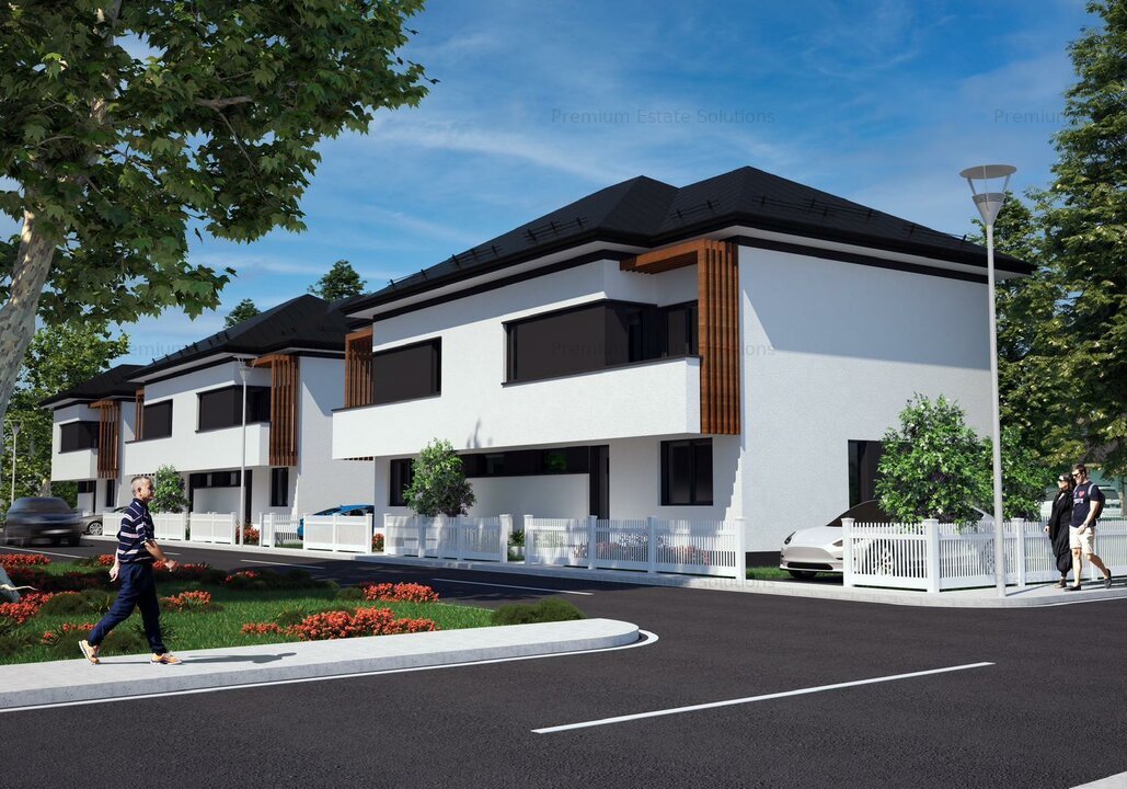 Duplex de vanzare in Chiajna - parter+ etaj+ mansarda utilizabila- Curte proprie