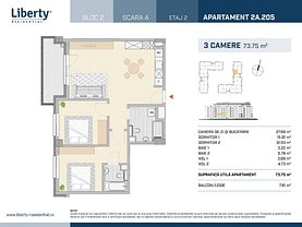 Dezvoltator: Apartament de vanzare 3 camere, în Cluj-Napoca, zona Semicentral