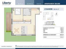Dezvoltator: Apartament de vanzare 2 camere, în Cluj-Napoca, zona Semicentral