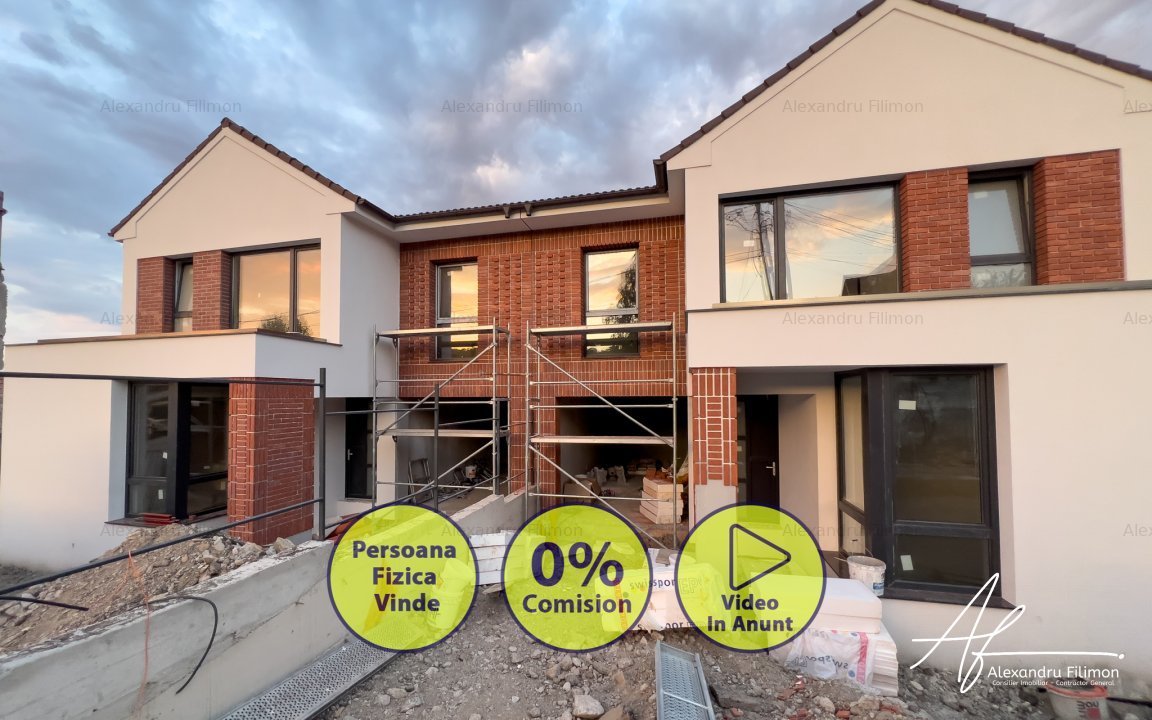 Casa cu 300mp utili, 612mp teren, zona linistita si intima, Borhanci
