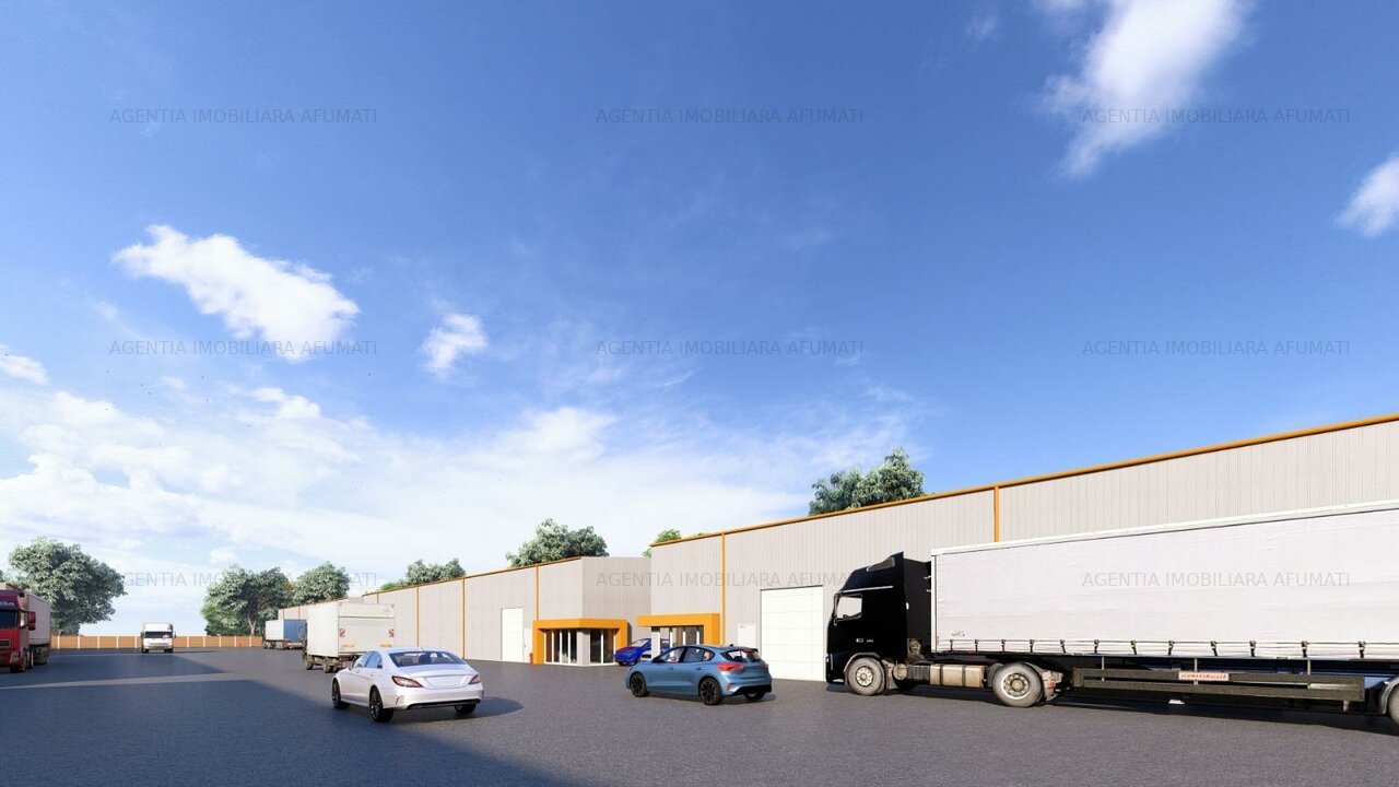 Hale Industriale de Vânzare în Afumați – Locație Premium în Centru Logistic!