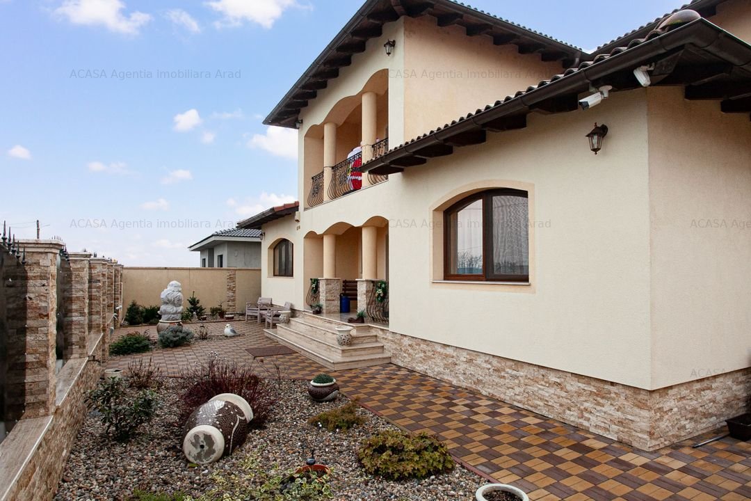 Casa moderna la doar 5 km de Arad-constructie noua cu teren 600 mp