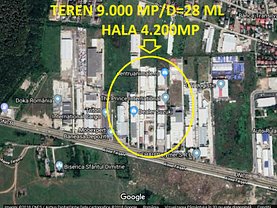 Vânzare spaţiu industrial în Tunari