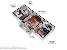 Apartament de vânzare 2 camere, în Botoşani, zona Central