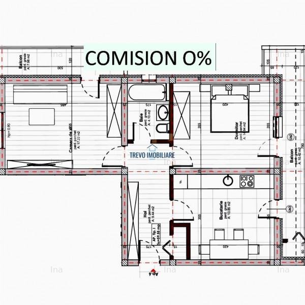 Comision 0! Apartament cu 2 camere de vanzare in Apahida - imaginea 0 + 1