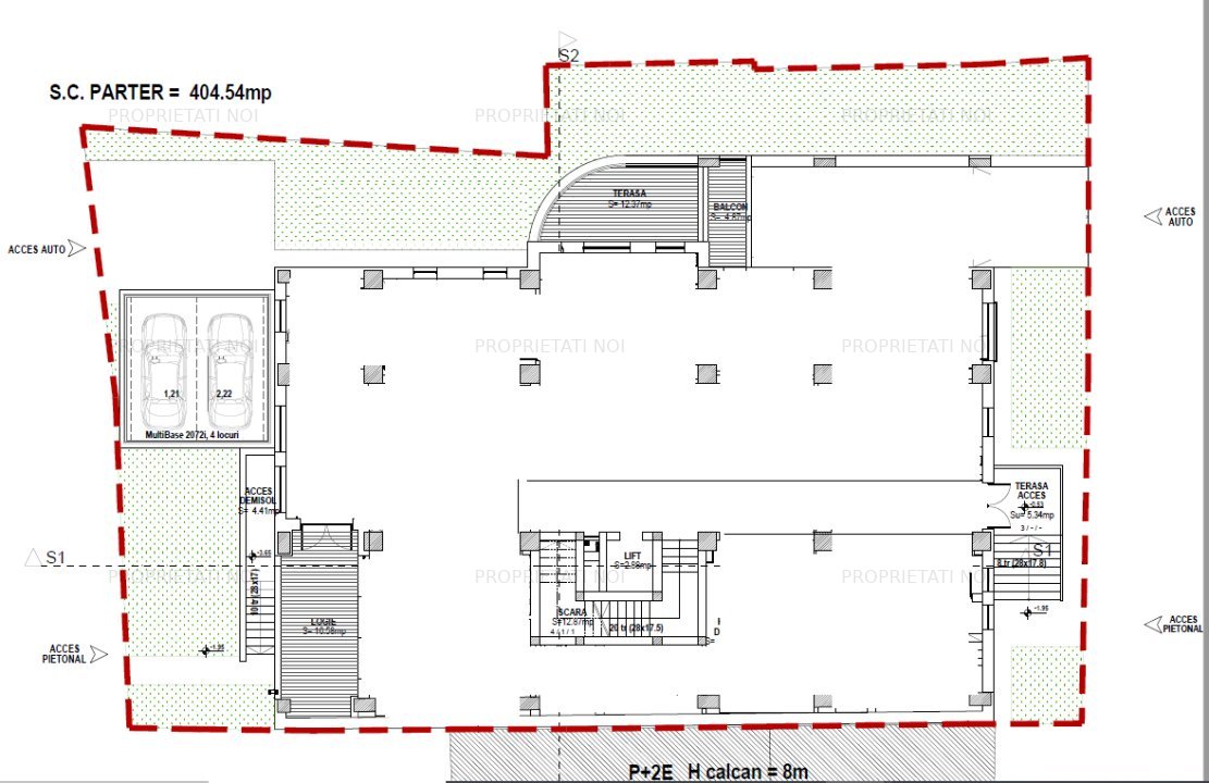 Spatiu comercial de inchiriat 360mp, bloc nou, Plaza Residence - imaginea 1