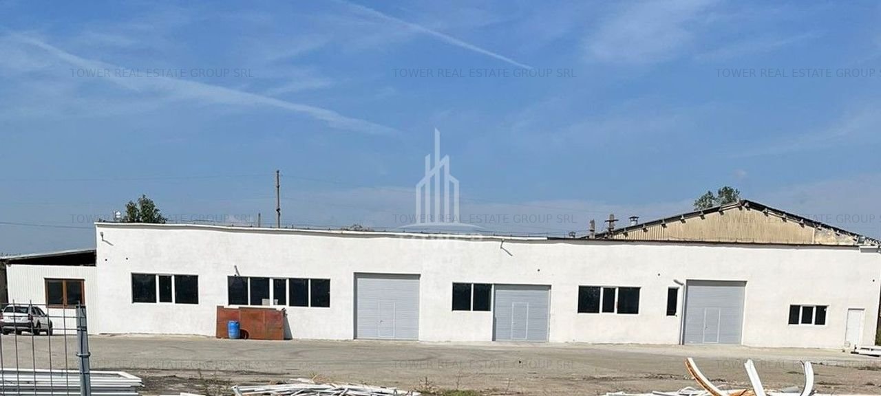 Hala 554,6 mp de inchiriat (birouri si spatiu de depozitare/productie)