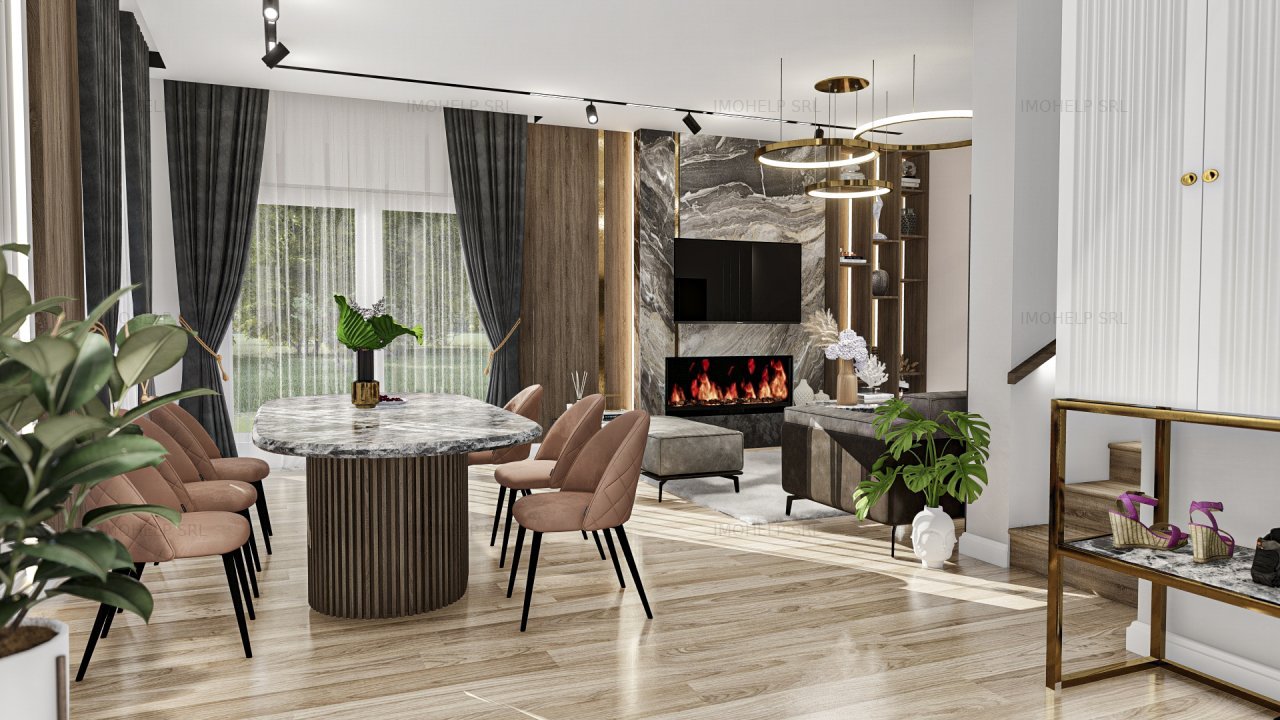 Vila Single P+E cu design interior gratuit oferit de Envy Design ! - imaginea 1